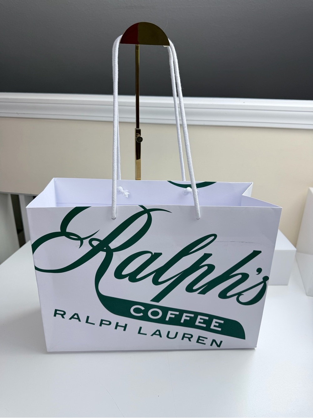 Polo Ralph Lauren Ralph’s Coffee Paper Shopper Bag Large